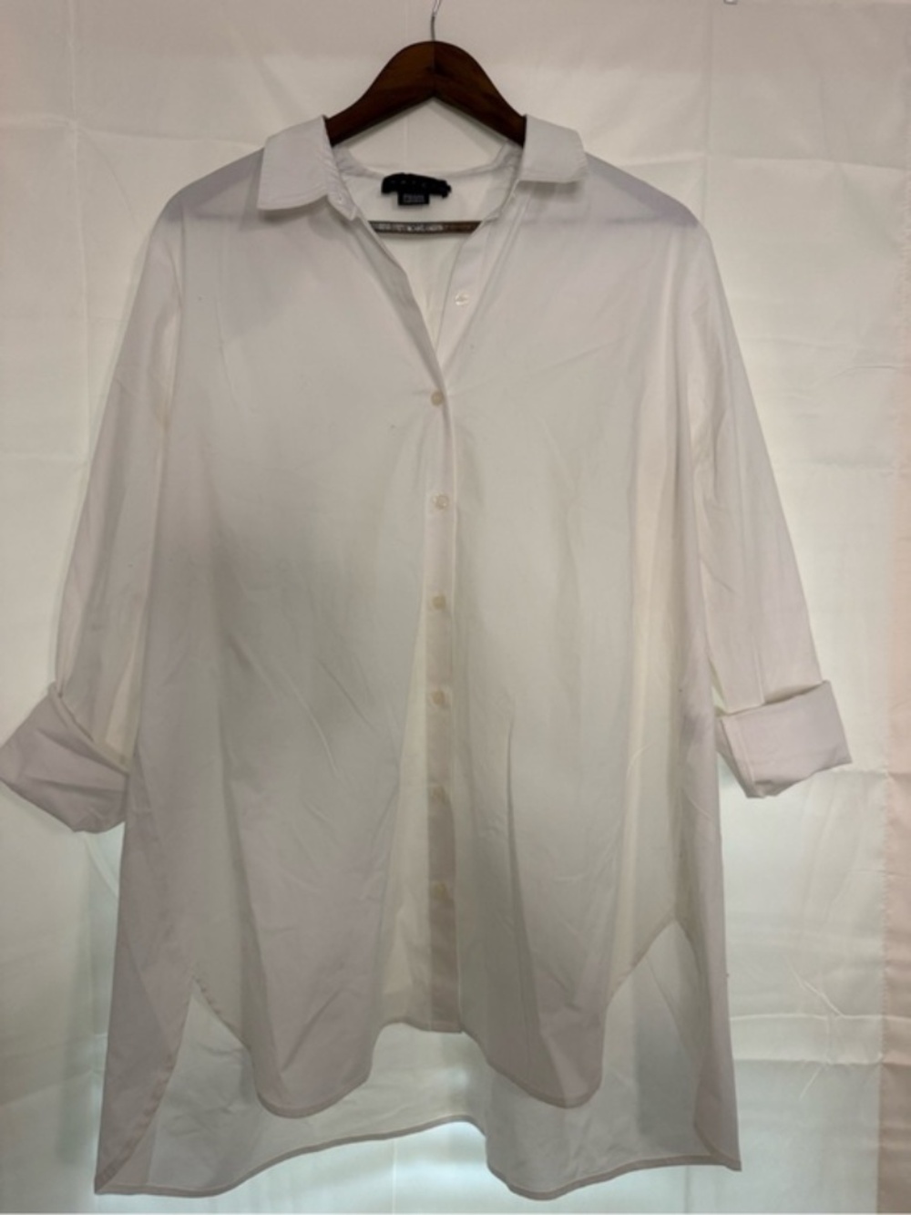 Hatch White Women's Casual Button-Down Shirt